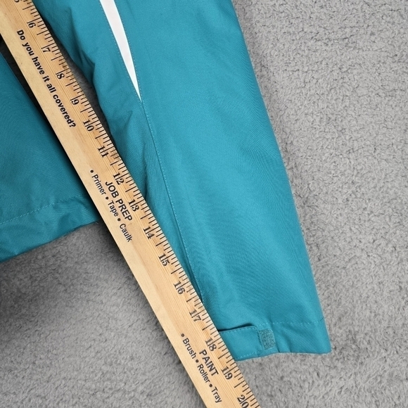 Gerry Jacket Womans Size L Green Fleece Lined Hooded Long Sleeve Insulated Coat - Picture 5 of 16